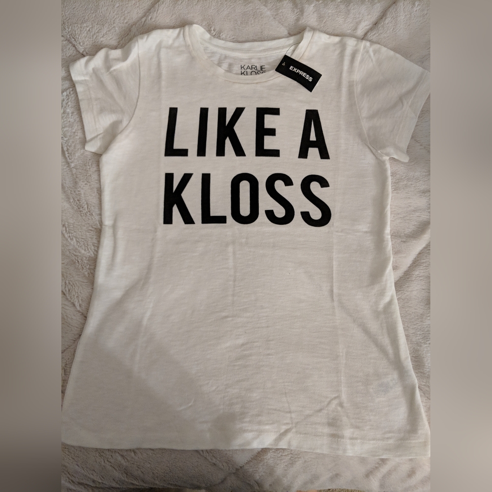 NWT Express x Karlie Kloss Cream Top XS